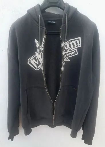 moletom volcom canguru preto tamanho m - Foto 2