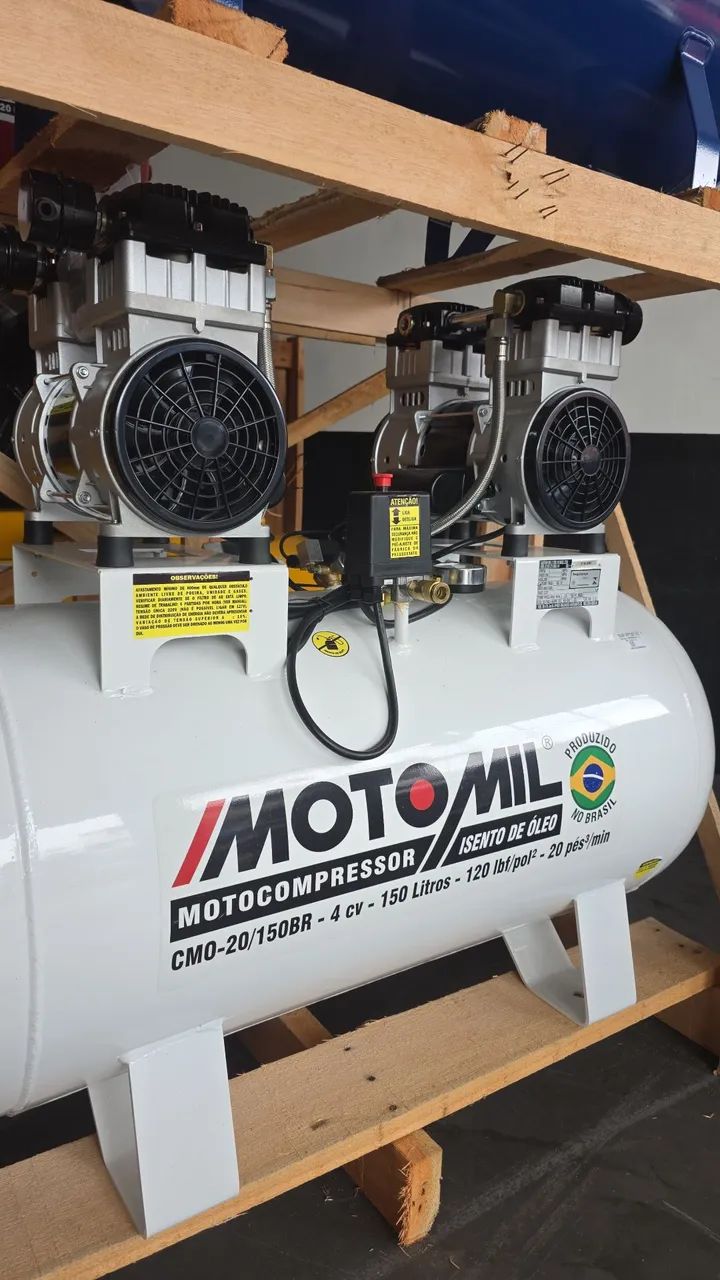 Compressor odontológico 150L  - Foto 2