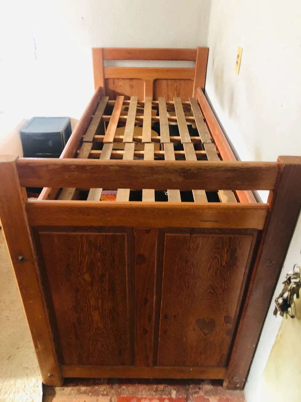 Cama de solteiro com armário embutido  - Foto 4