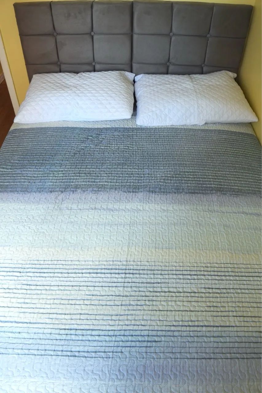 Cama box herval + cabeceira. - Foto 2