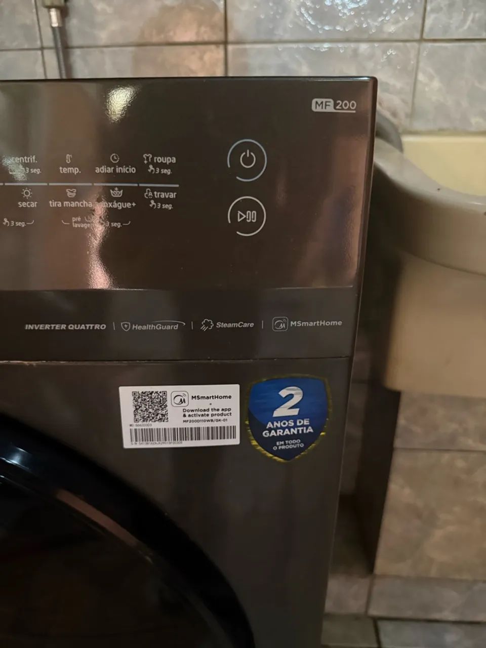 Máquina Midea Lava e Seca 11kg MF200 COM DEFEITO - Foto 2