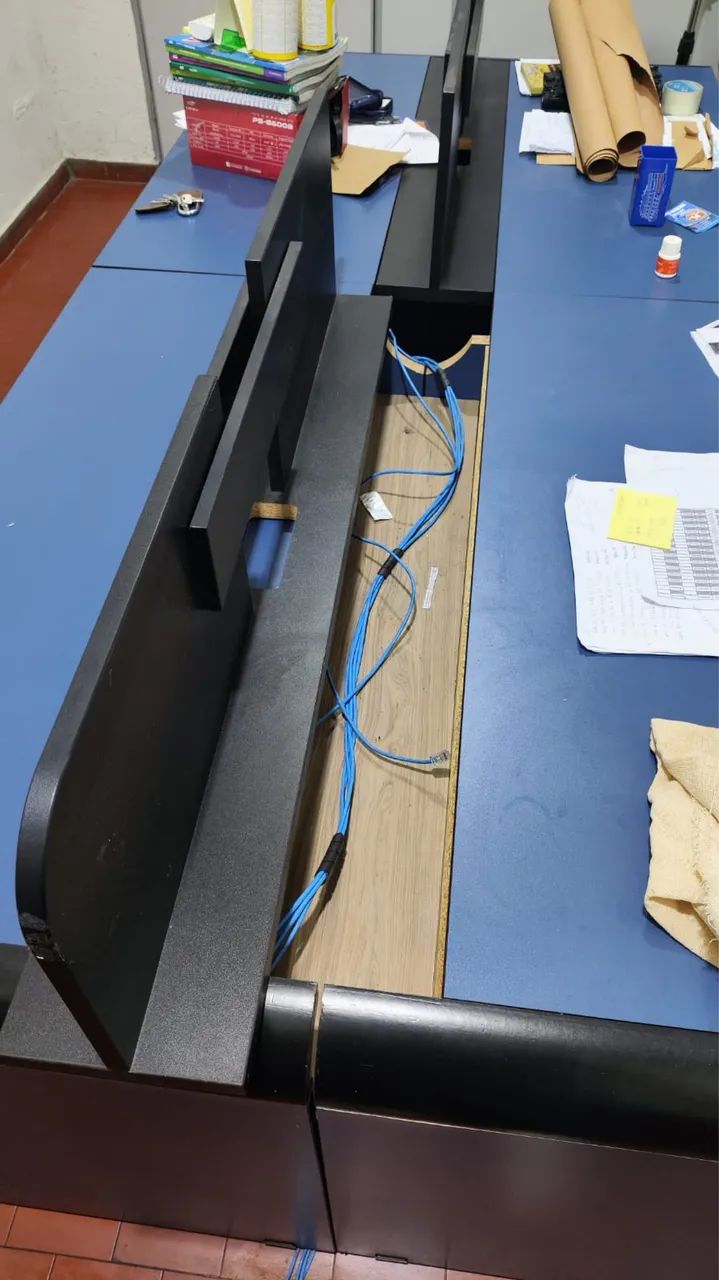 Mesa para escritório plataforma 04 lugares - Foto 2