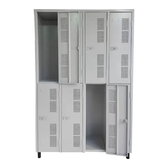 Roupeiro de Aço 8 Portas Grandes - Armário de Aço 8 Portas Grandes - Vestiário de Aço - Foto 2