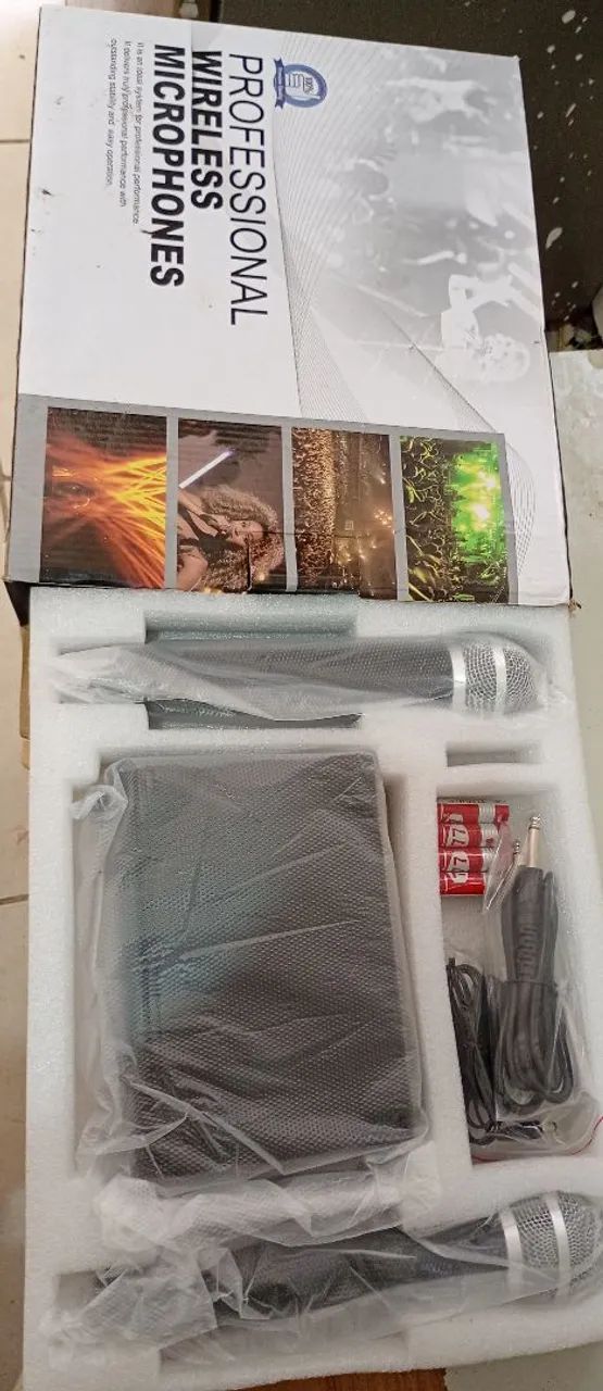 Kit de microfone  + caixa passivo  - Foto 4