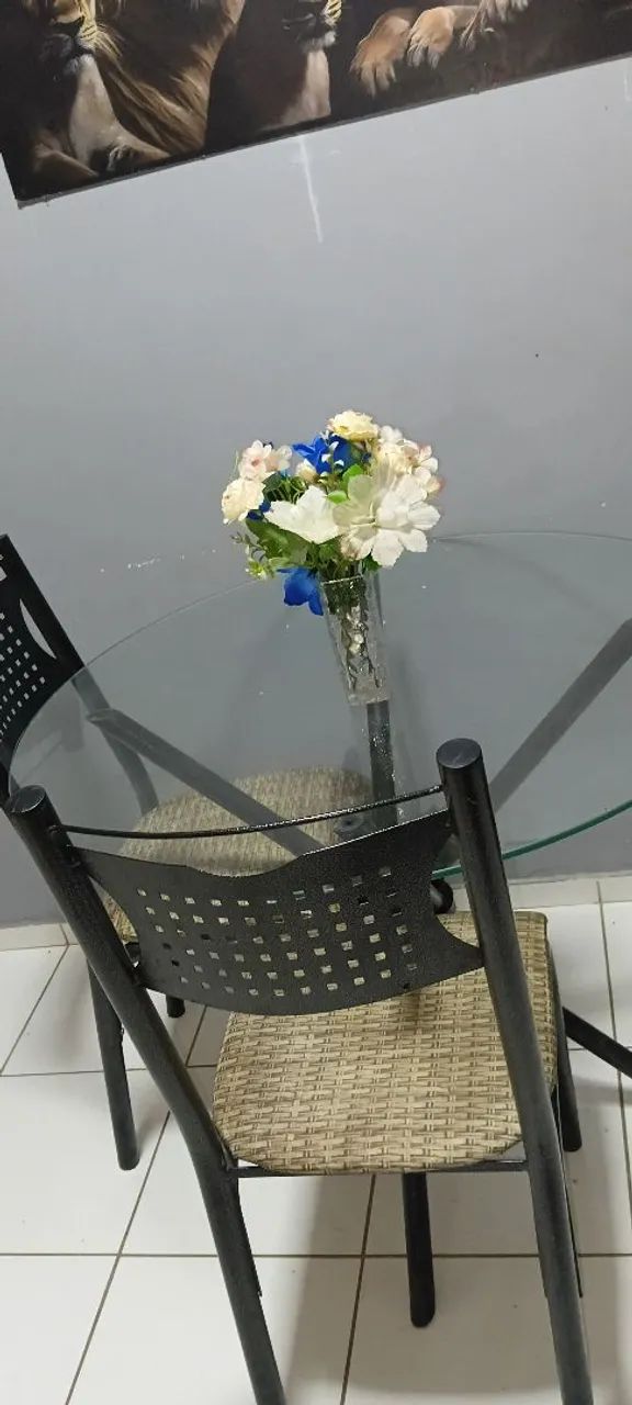 Vendo mesa de vidro  - Foto 3
