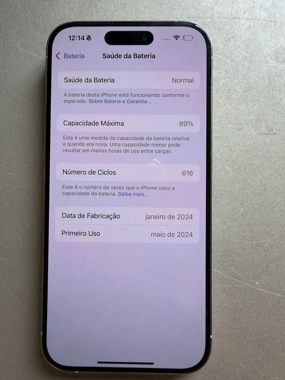 iPhone 15 Pro 256GB Bateria 89% COM CAIXA usado - Foto 2