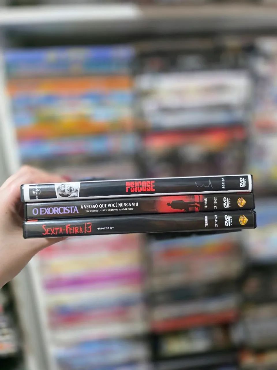 Lote 3 DVDs Terror Clássico Psicose, O Exorcista e Sexta-feira 13 - Foto 2