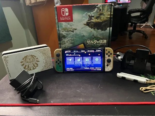 Nintendo Switch NINTENDO SWITCH + Zelda + 128 gb sd Nintendo Switch – OLED Model - The Legend of Zelda: Tears of the