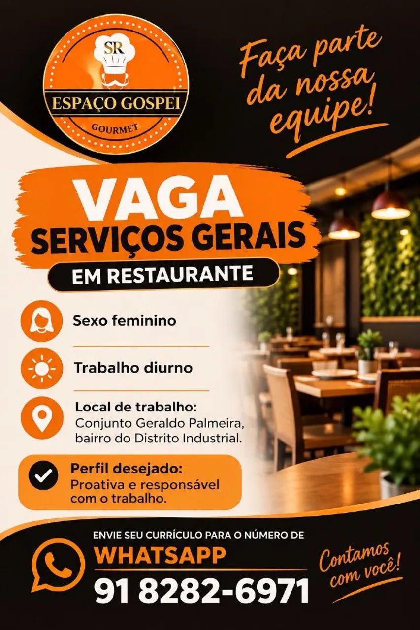 Precisa de serviços gerais 