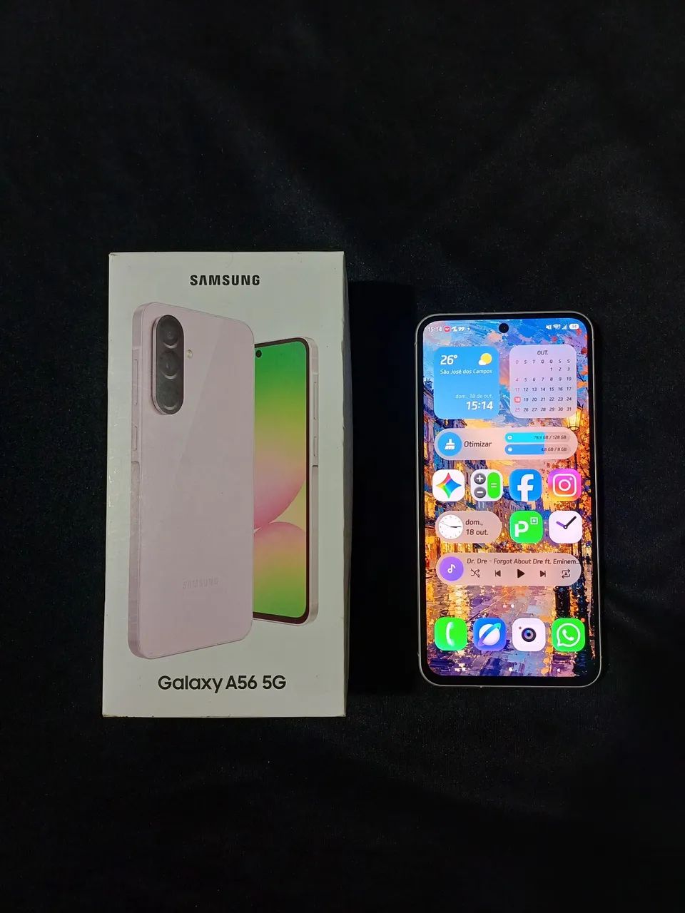 Celular Galaxy A56 5G 128Gb PRA SAIR RAPIDO - Foto 5