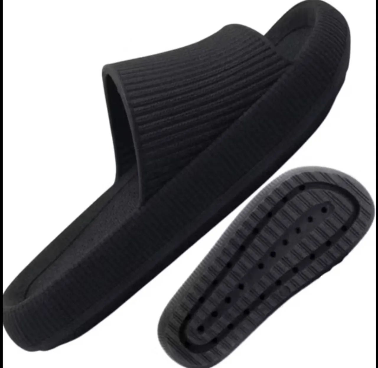 Chinelo nuvem preto - Foto 2