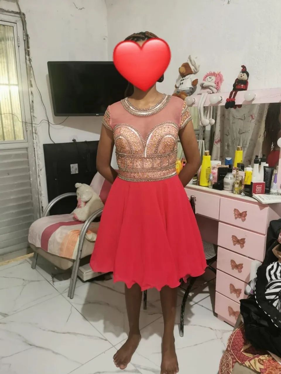 Vestido de festa 15 anos troco por violão ou cajon. - Foto 2