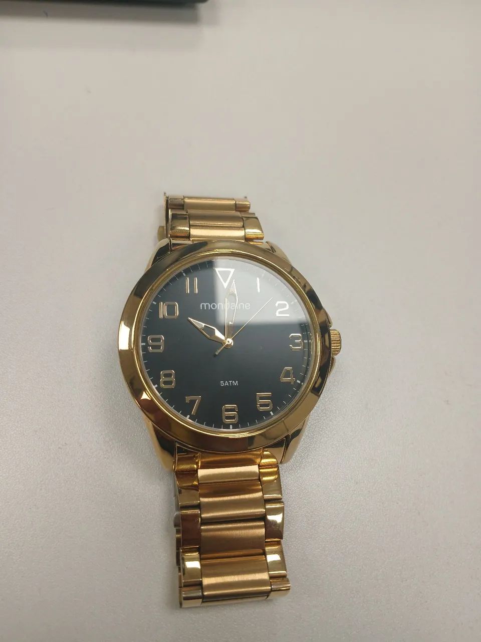 RELÓGIO DOURADO MONDAINE ORIGINAL