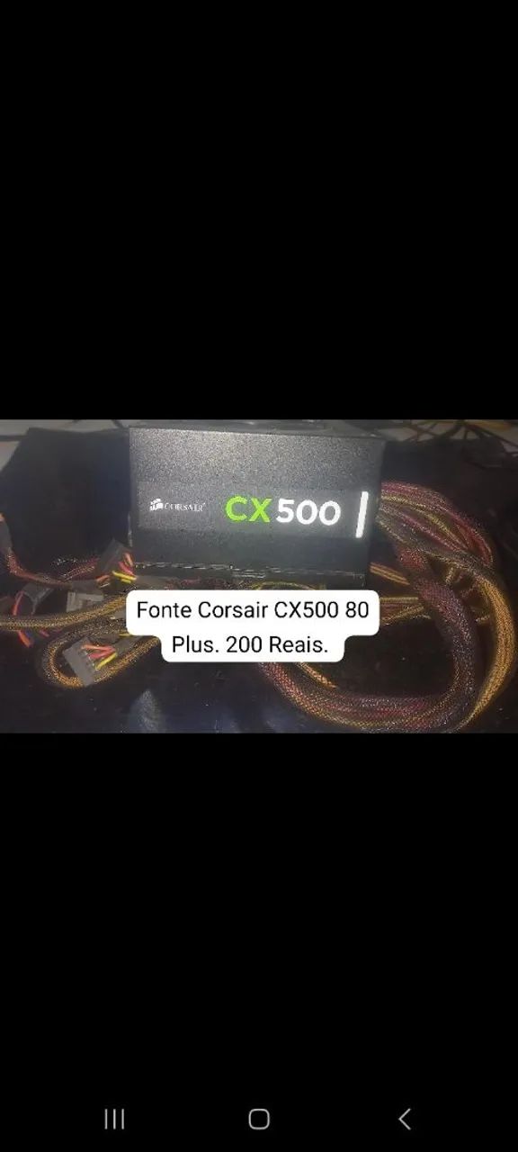 Fonte Corsair CX500 80 Plus 
