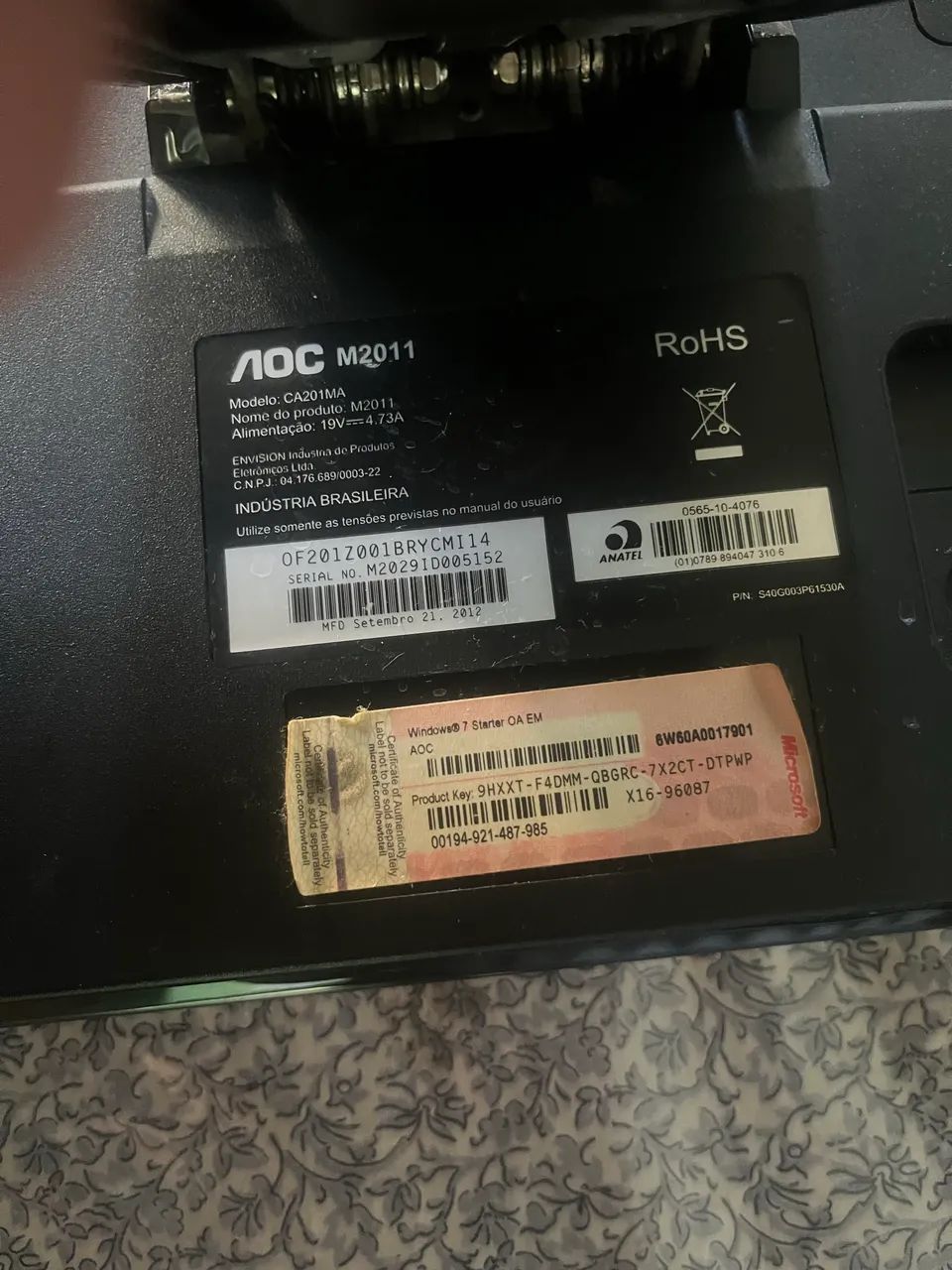 Computador AOC All-in-One + Teclado e Mouse  - Foto 4