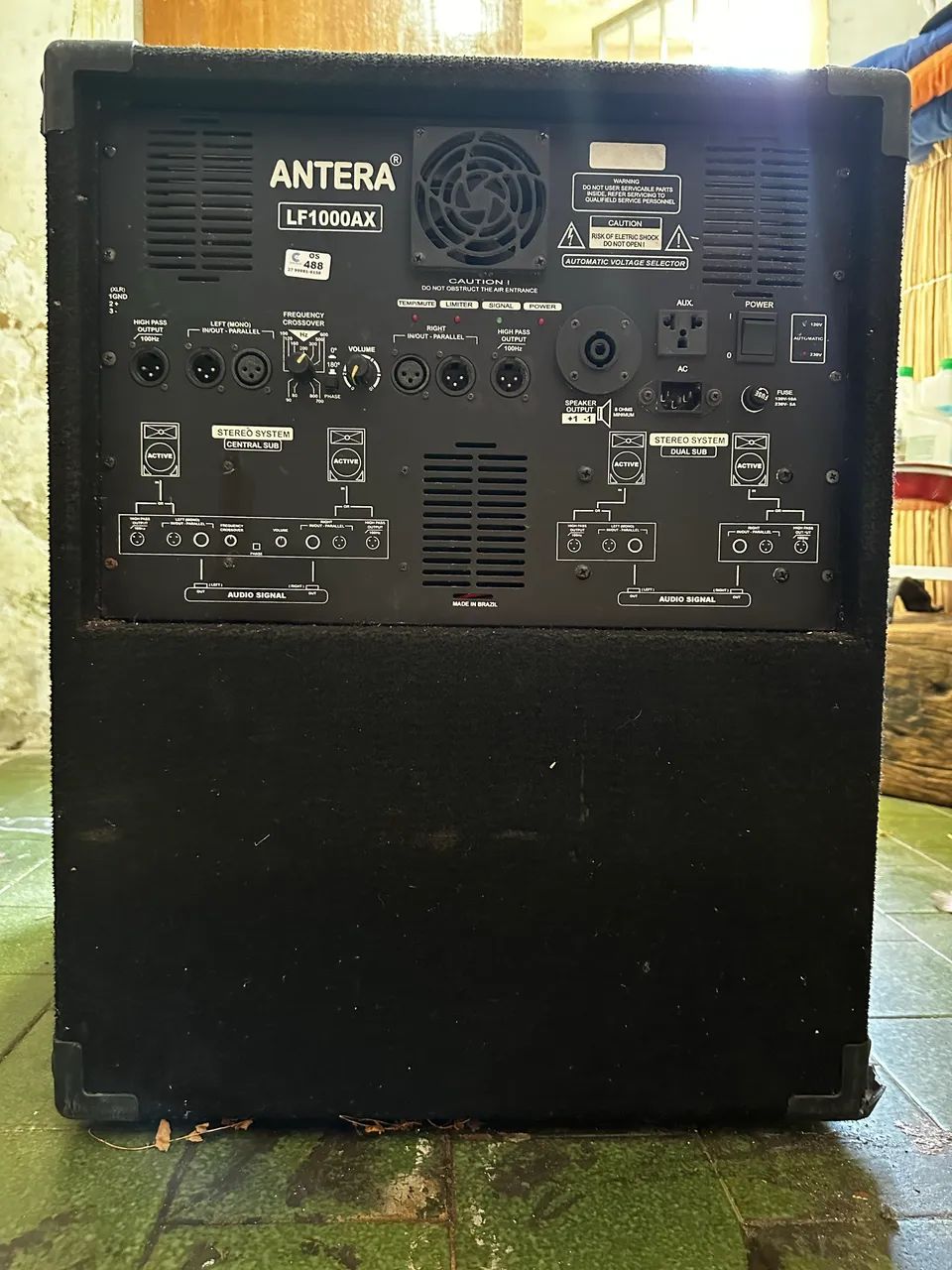 Subwoofer caixa de som ANTERA