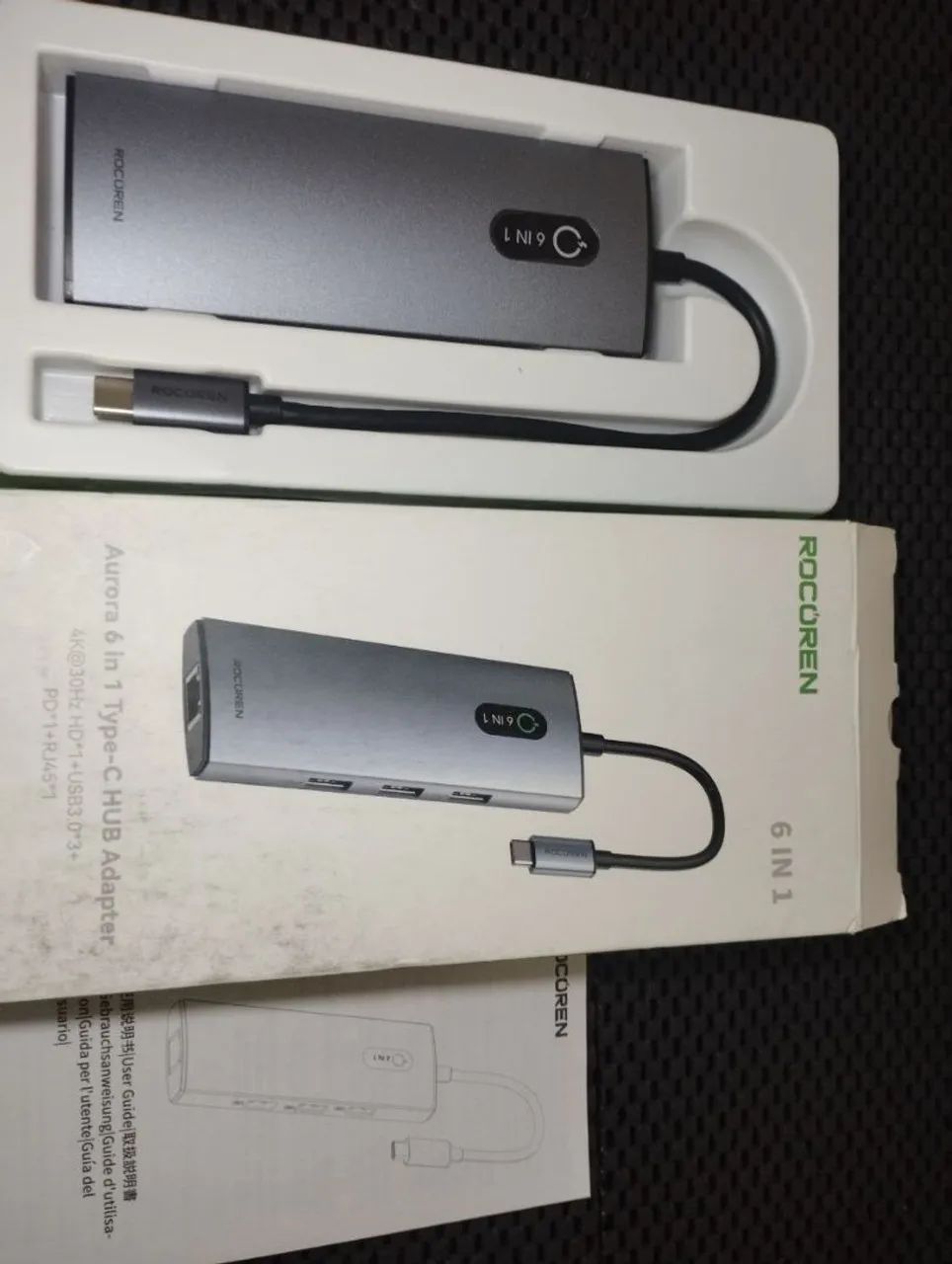 HUB USB-C 6 em 1 Rocoren Aurora - Potência, Velocidade e Conectividade em um Só Produto! - Foto 2