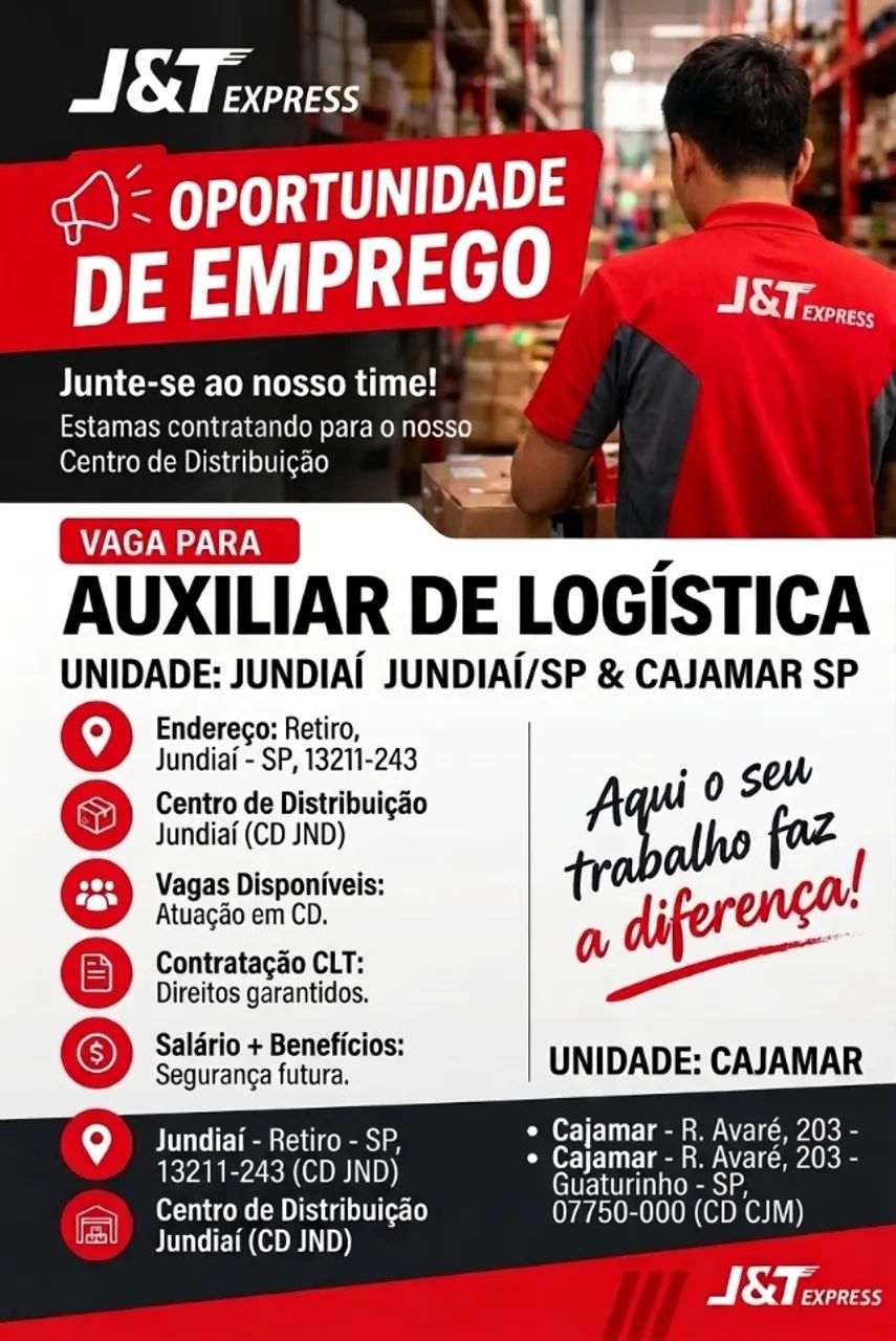 ? OPORTUNIDADE DE EMPREGO