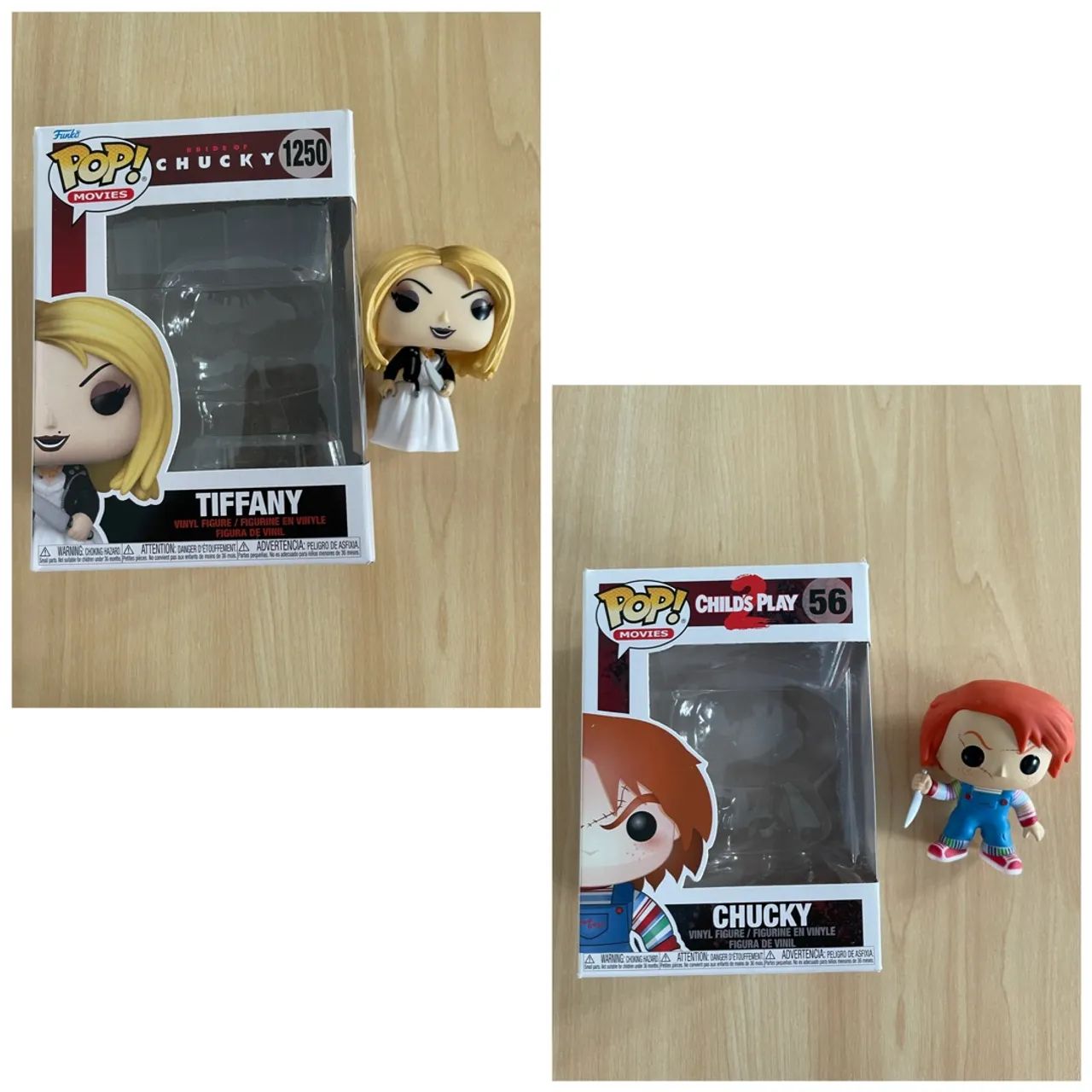 Funko pop Chucky e Tiffany - combo original 