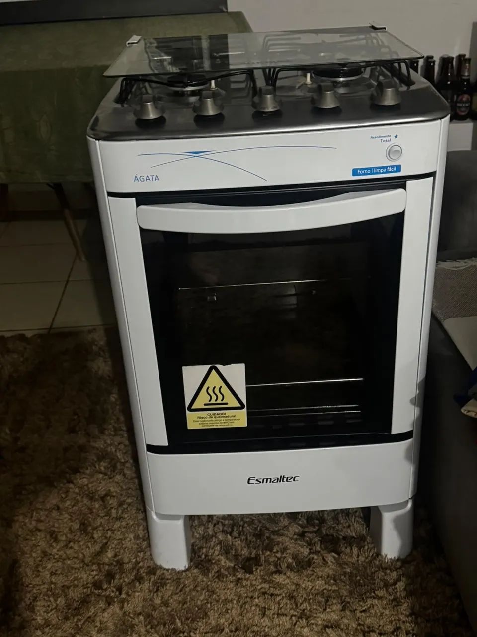 Fogão 4 bocas esmaltec
