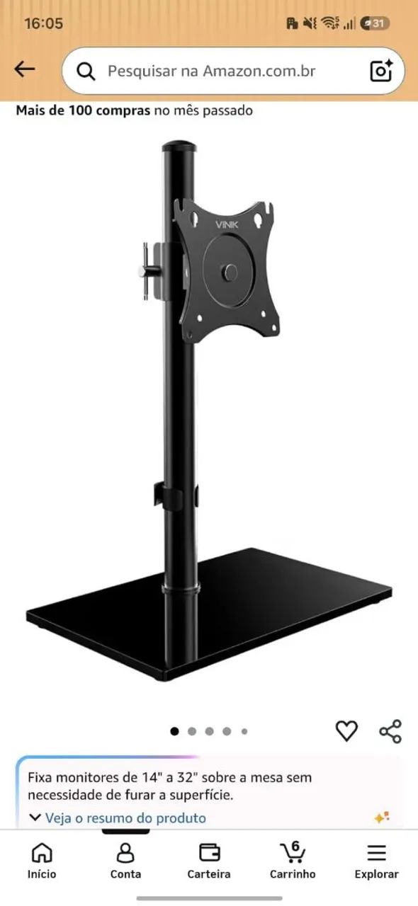 Monitor curvo 24" - Foto 4
