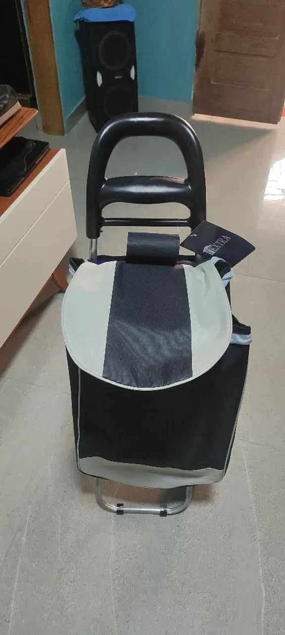 carrinho de feira com rodinhas, compras  - Foto 3