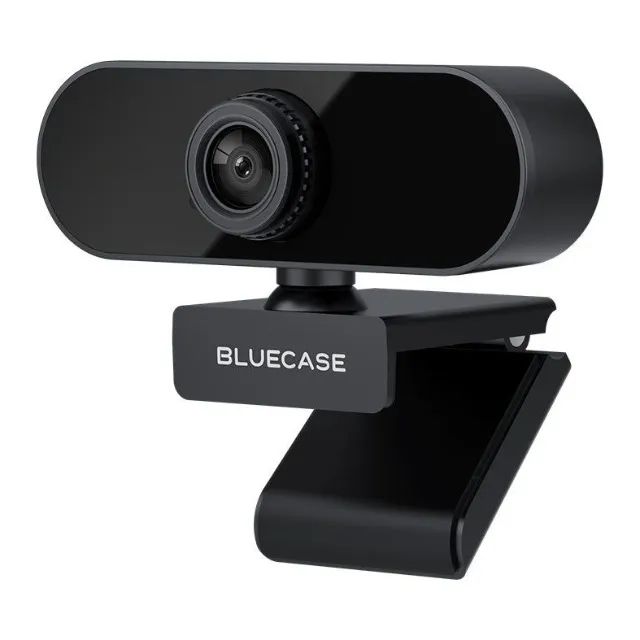 Webcam Bluecase, HD, 720p, USB, Com Microfone, Preto, BWEB720P-02 Loja Coimbra Computadore