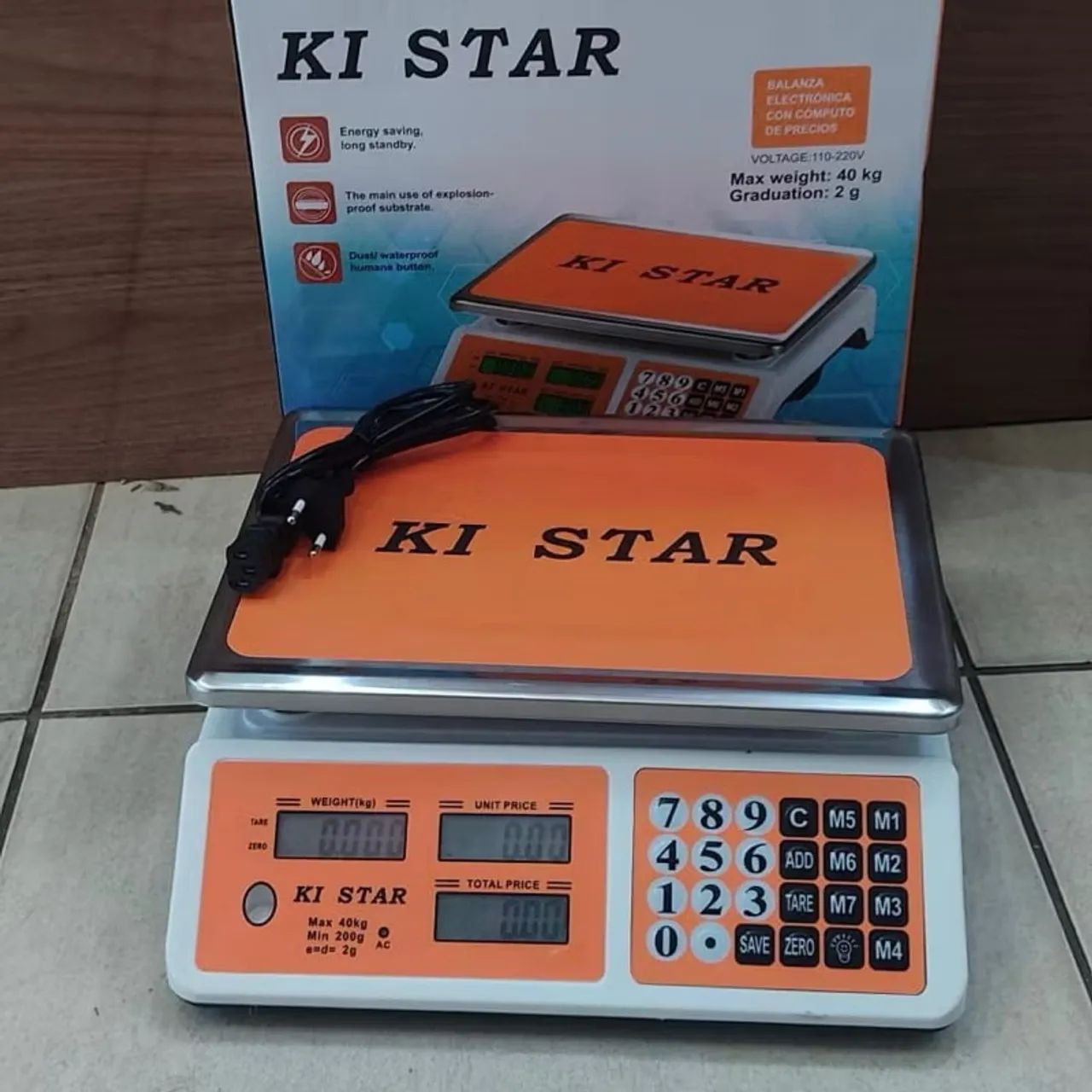 Balança digital 40KG Com Bateria