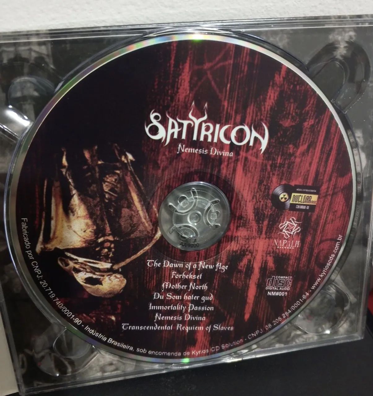 Cd Satyricon - Nemesis Divina - Digipack - Nacional  - Foto 3