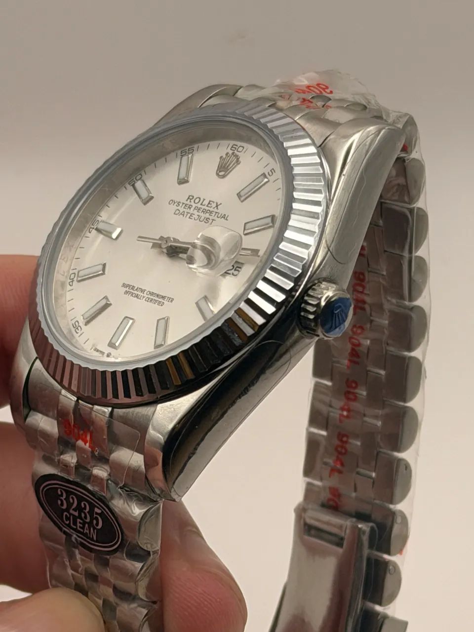 Relógio Datejust Branco - Autom ático - 40mm - Safira - Prm AAA+ - Foto 4