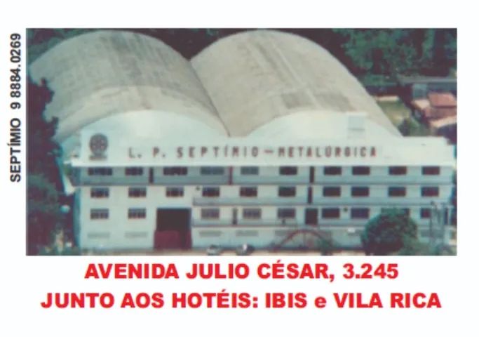 Galpão com prédio vertical na júlio césar próximo ao aeroporto.
