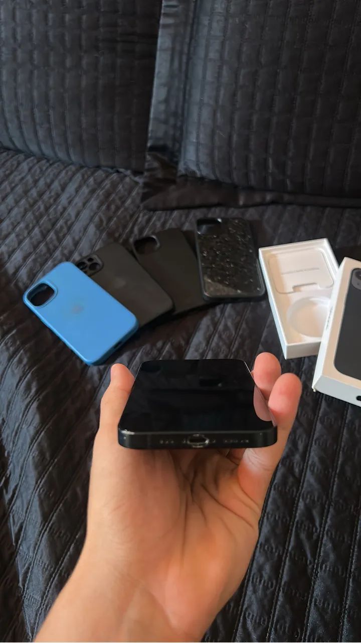 iPhone 13 128GB Preto + Caixa e Capas ? Usado - Foto 3