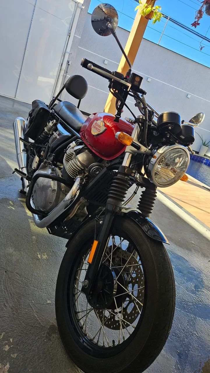 Royal Enfield Interceptor 650 pouco rodada e com acessórios  - Foto 5