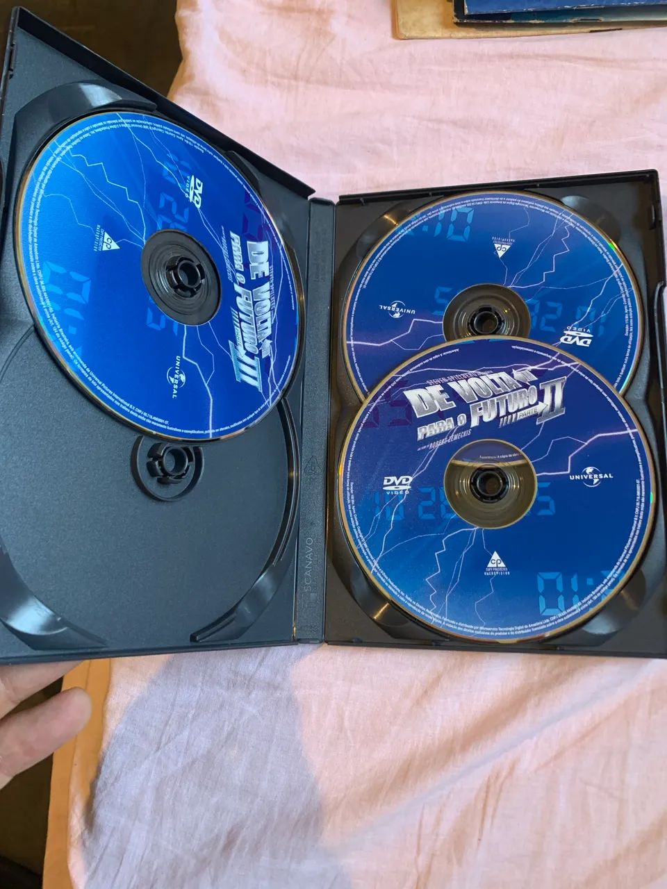 DVD 3 discos box De volta para o futuro 1,2,3 filme - DVD, Blu-Ray