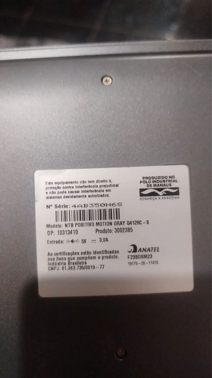 Notebook Positivo Motion Gray Q4128C-S 