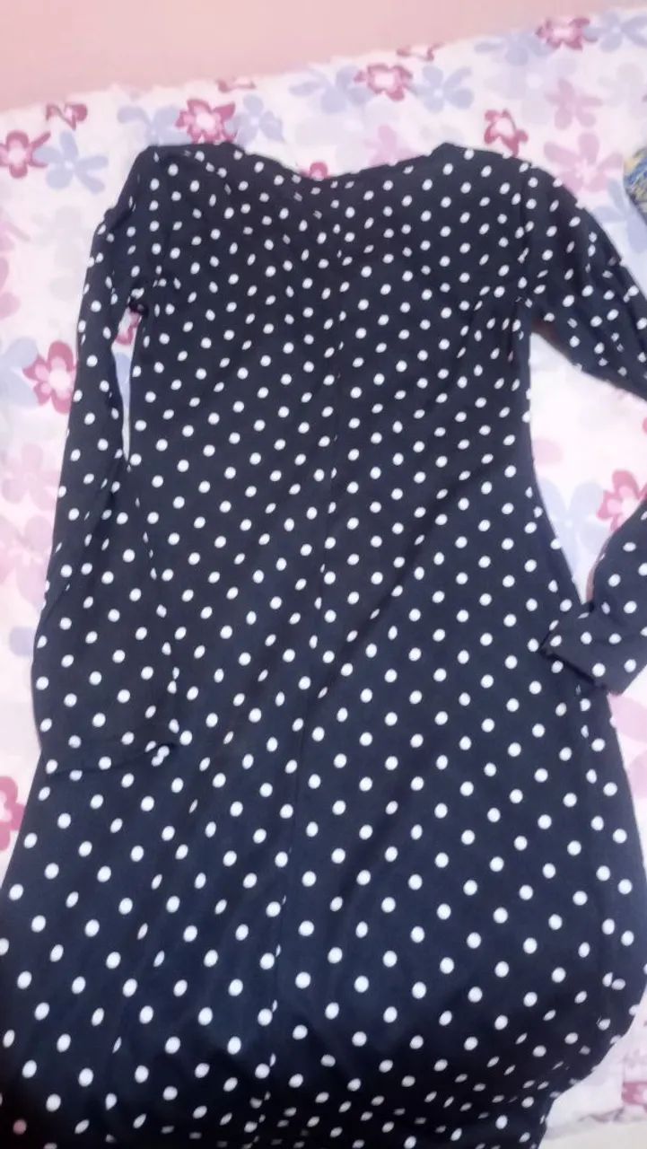 Vestido preto manga comprida  - Foto 3