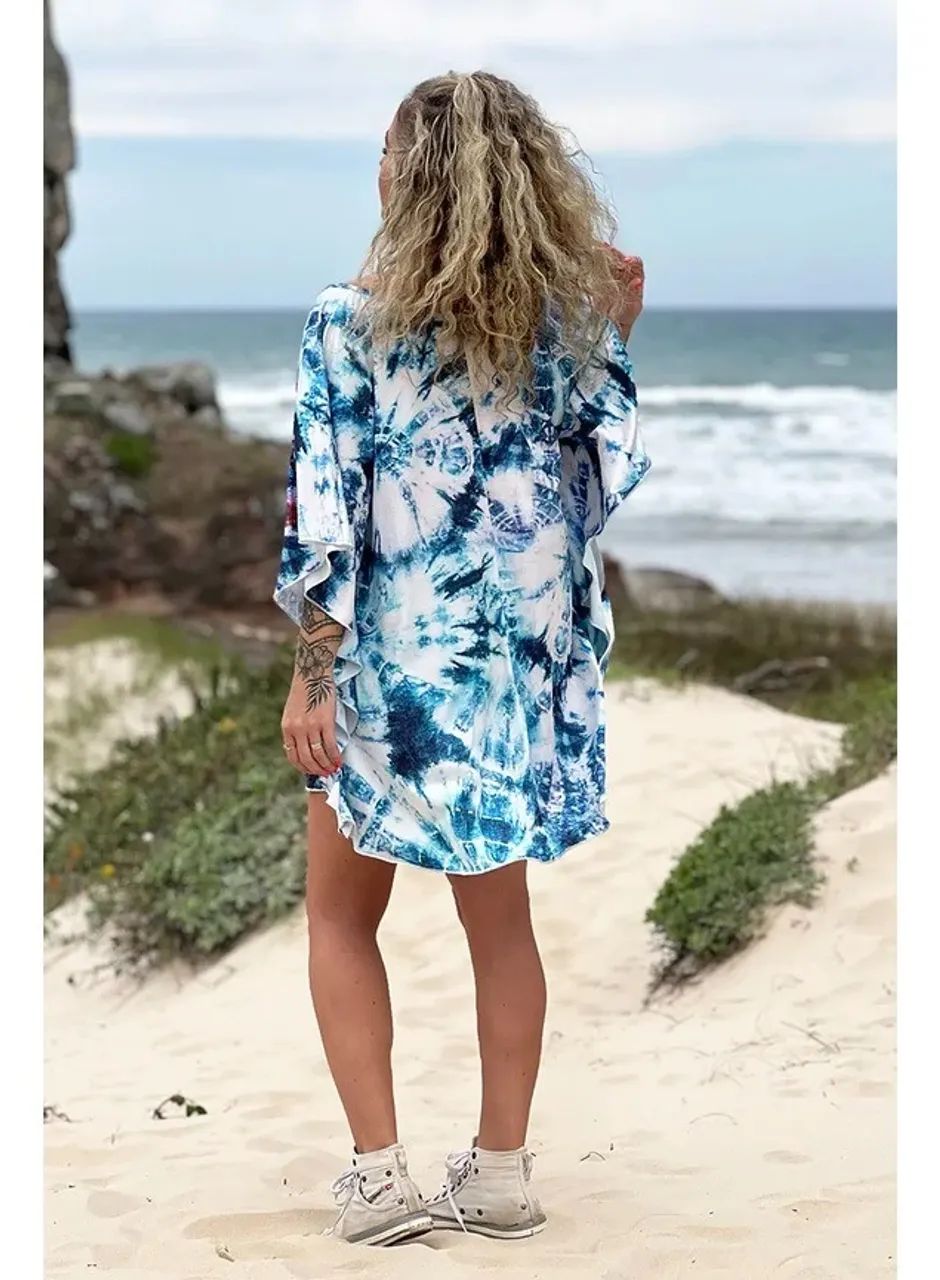 Kaftan Sto.Daime estampa borboleta - Foto 3