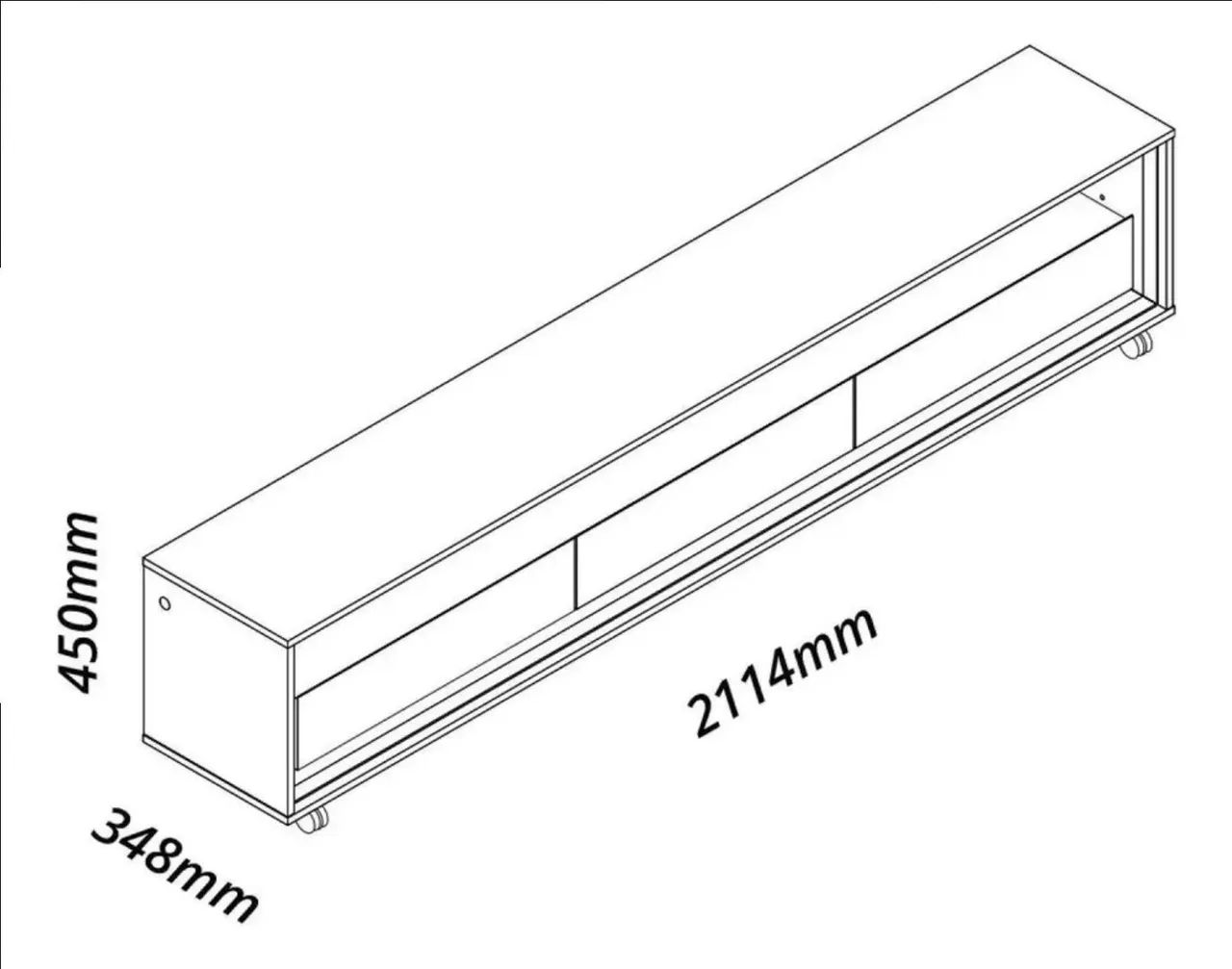 Rack Para Tv Até 85 Polegadas Com Led E Rodízios - Foto 2