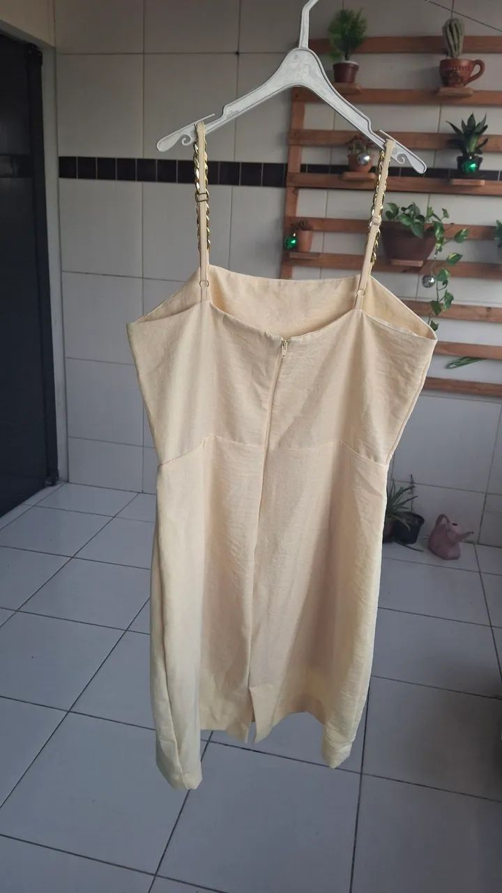 Vestido curto amarelo - Foto 4