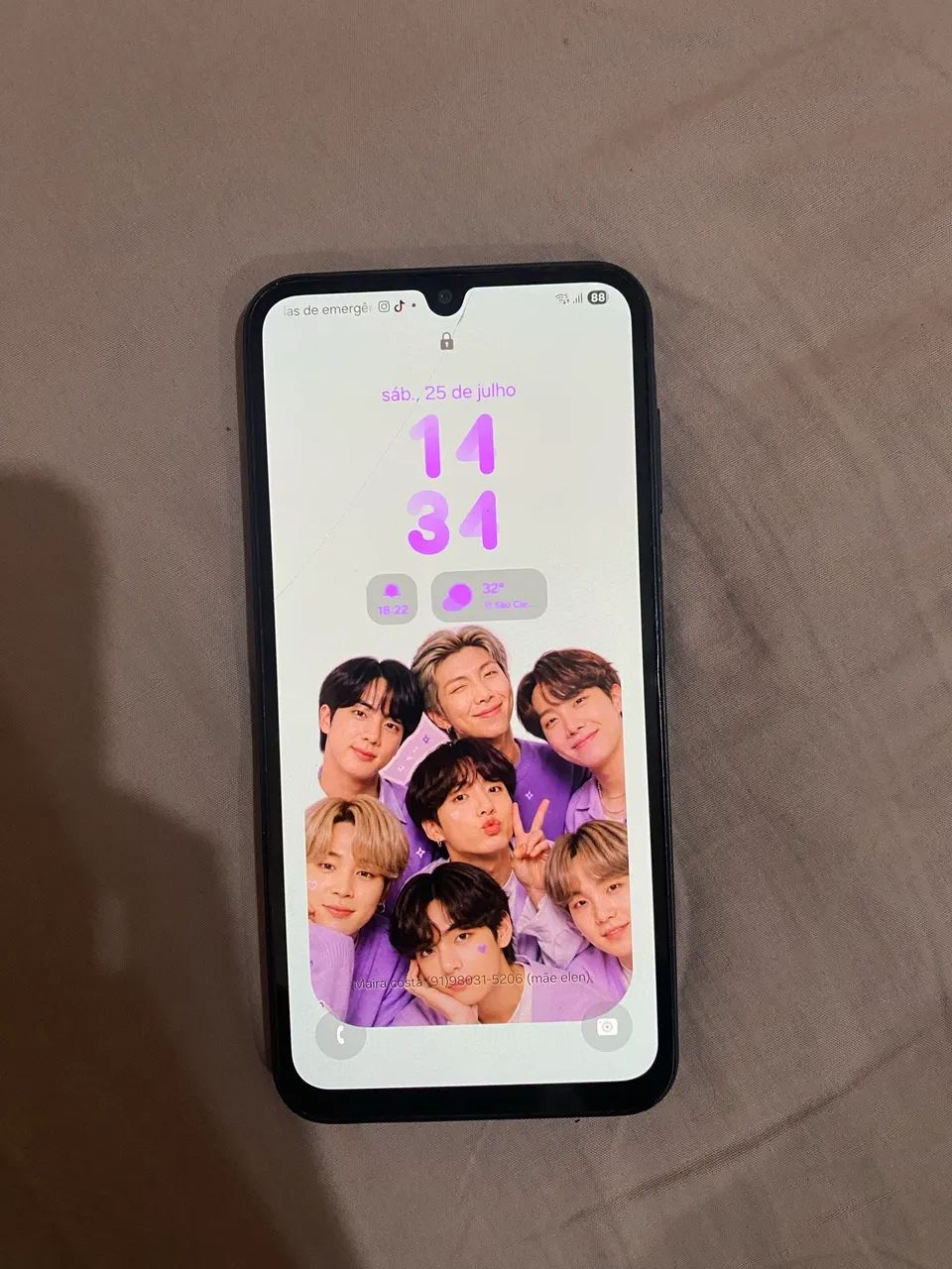 Celular Samsung A15 4g , 256gb de memória e 8gb de ram - Foto 2