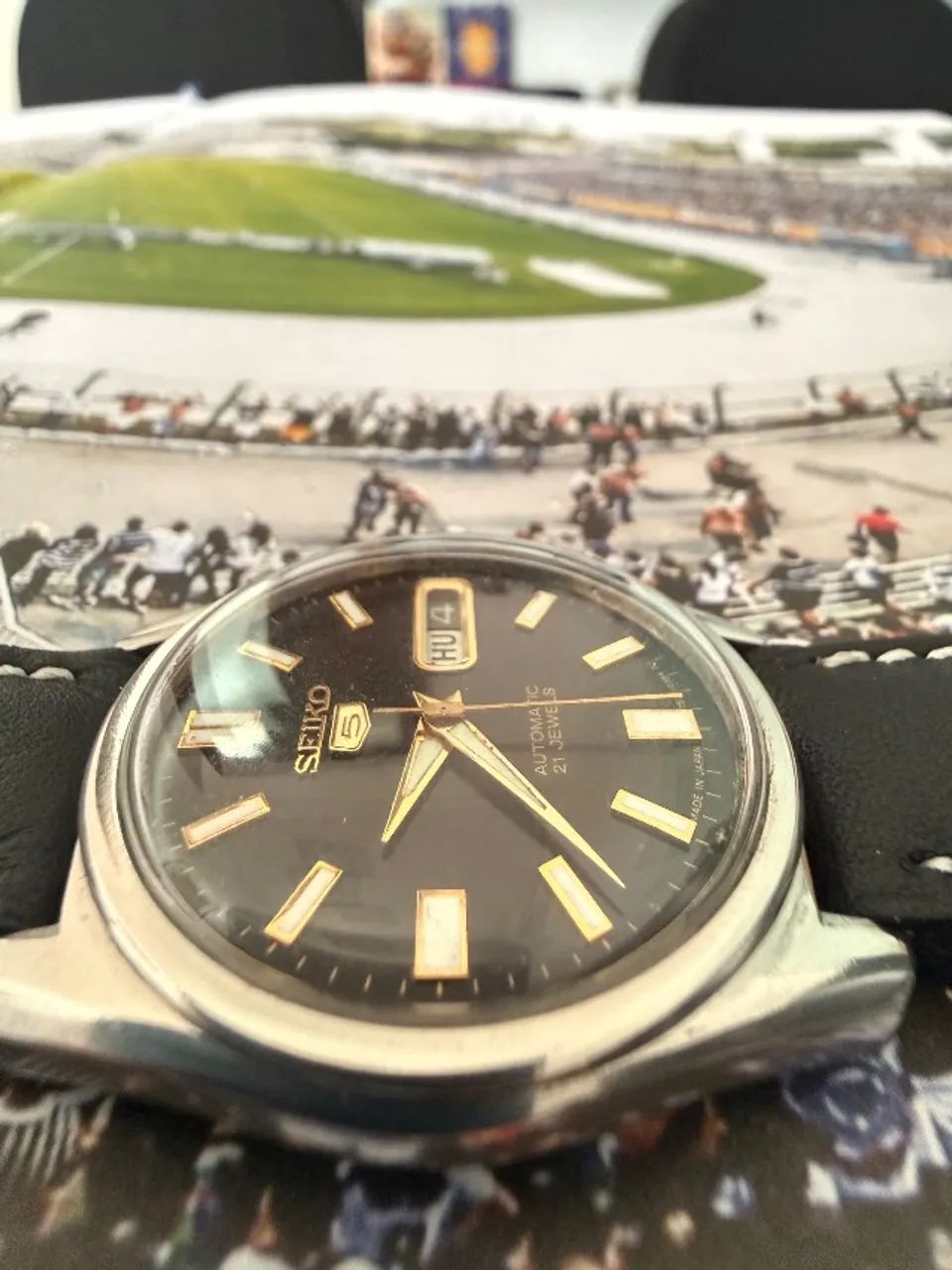 Seiko 5 Automático Black Dial - Foto 4