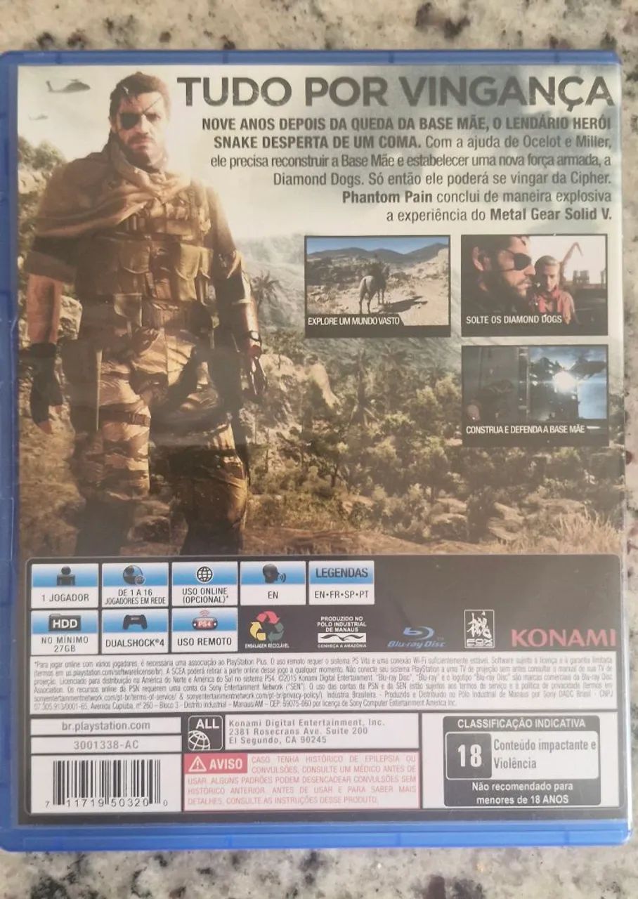 Metal Gear Solid V The Phantom Pain - PS4 - Foto 2