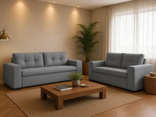 Conjunto de Sofá Capri 3 e 2 Lugares (NOVO A PRONTA ENTREGA) - Foto 2