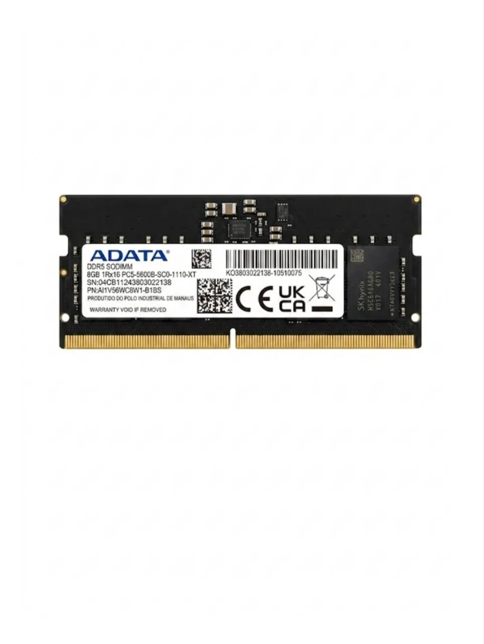 Memória DDR5 Samsung - PC -16Gb 4800hz (2 Unidades) - Memória RAM