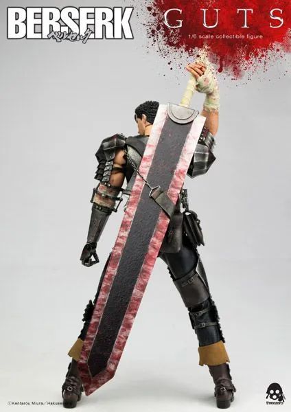 Action figure guts Black Swordsman 1/6 Berserk Threezero  - Foto 3