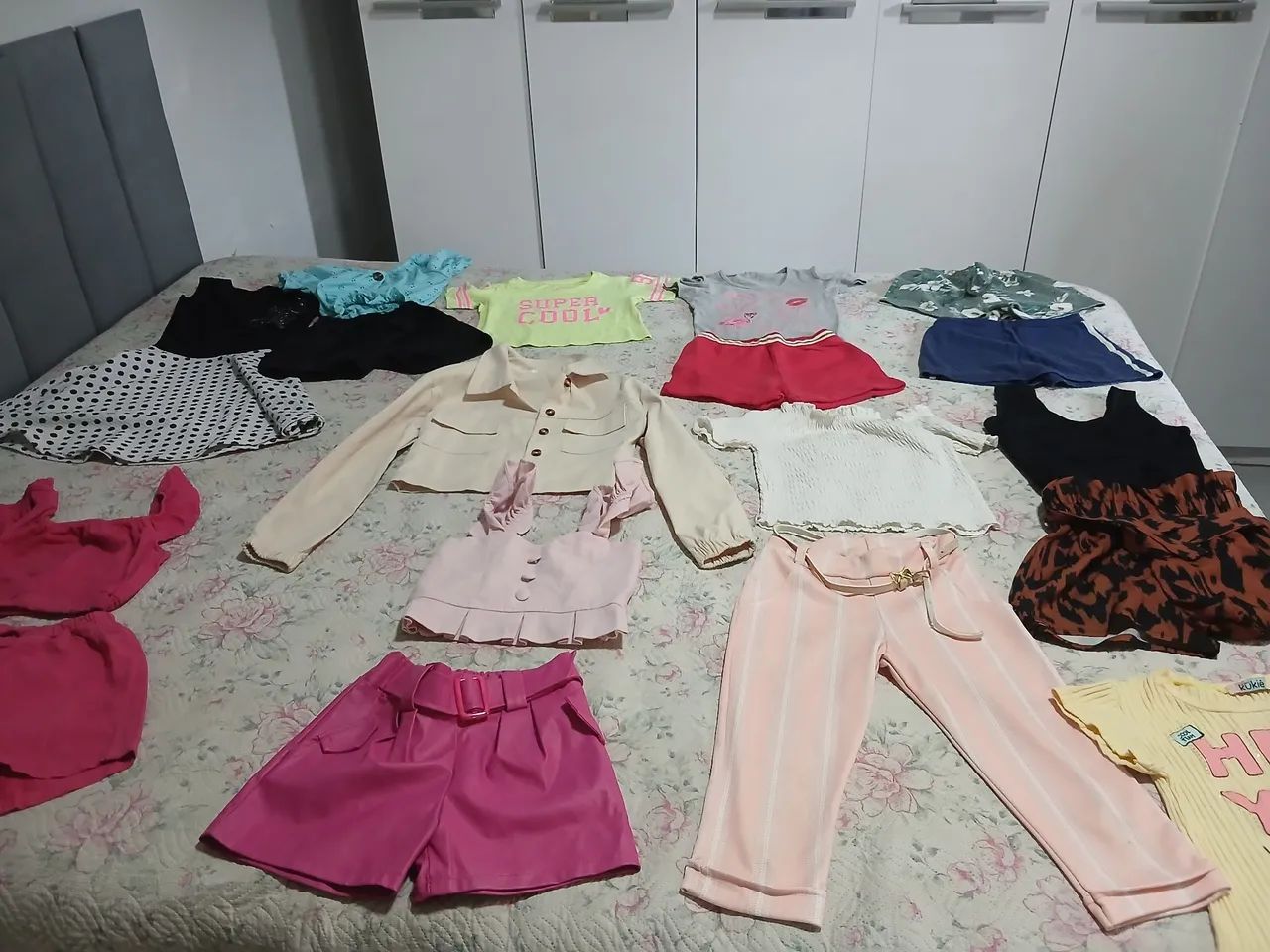 Lote de roupas meninas  numeração 8 - Foto 2