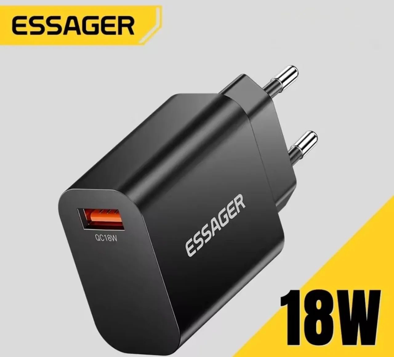 Carregador 18W Essager QC 3.0 USB A