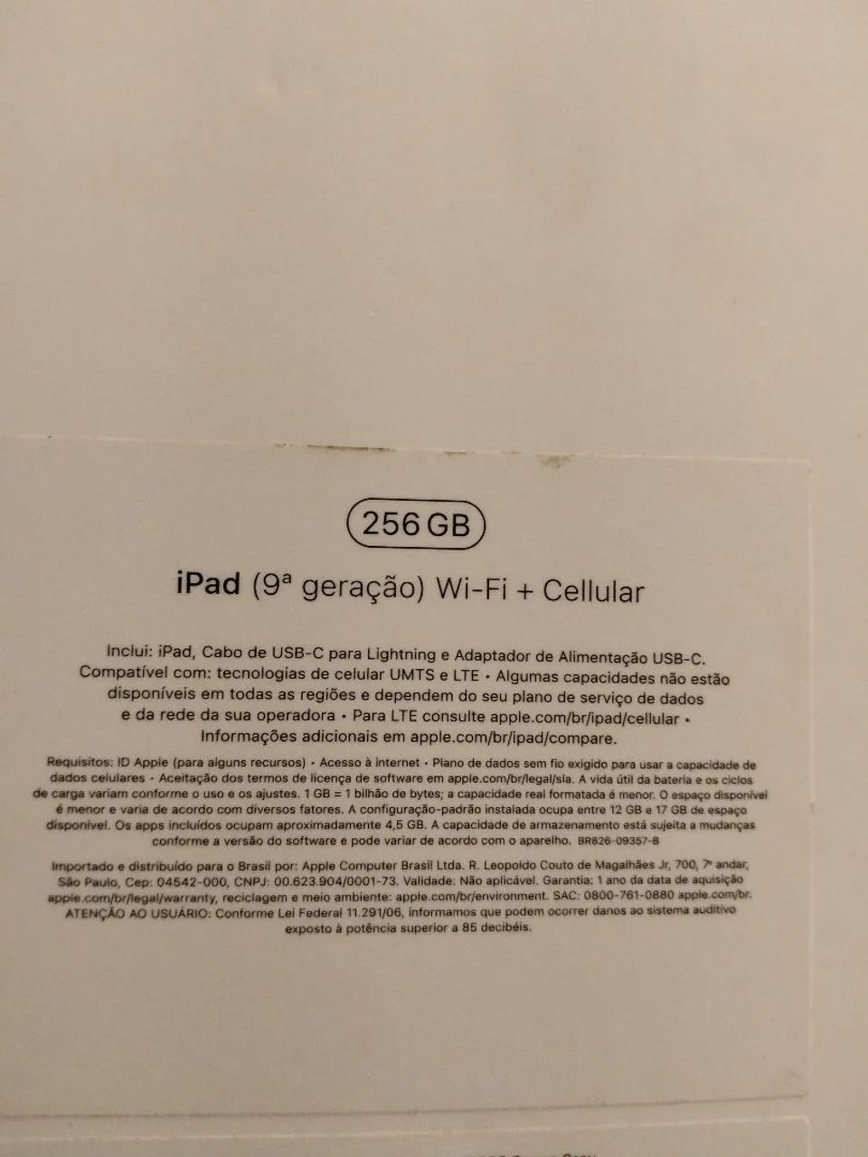 iPad (9? geração) 256 g - Foto 4