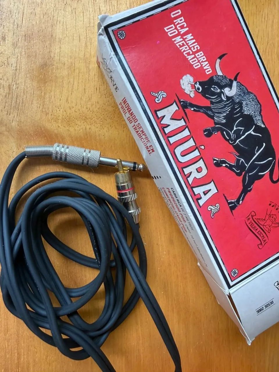 Kit tatuagem - fonte, pedal e cabo RCA com protetor - Foto 4