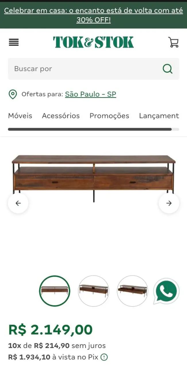 Rack madeira tokstok - Foto 3